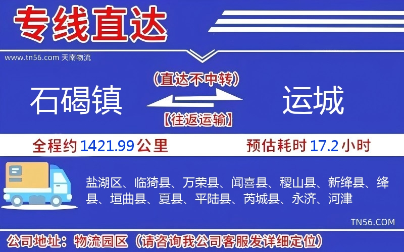石碣镇到运城物流公司 石碣镇到运城物流公司