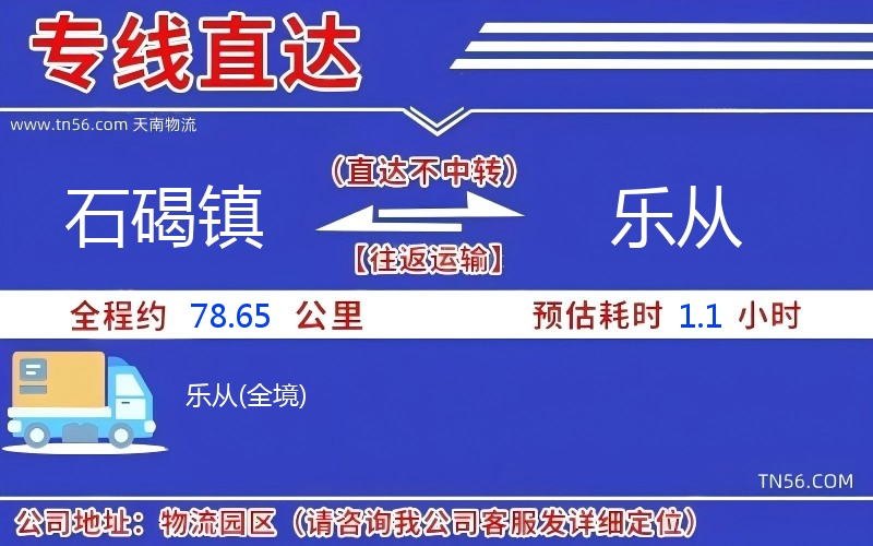 石碣镇到乐从物流公司