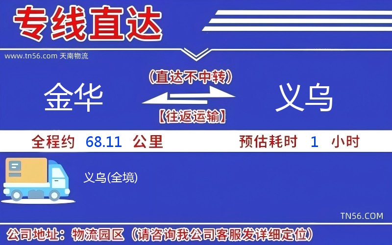 金华到义乌物流公司 金华到义乌物流公司